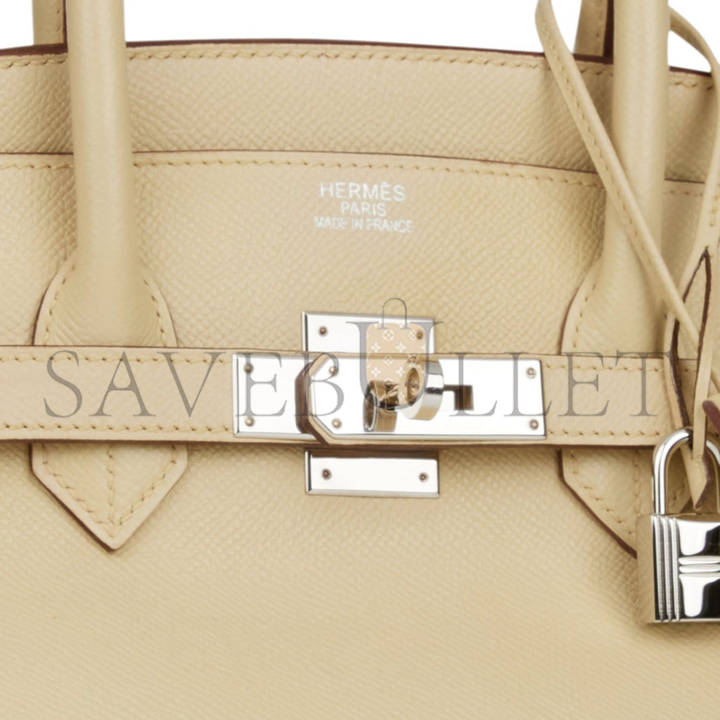 H**me5 BIRKIN 35 EPSOM PALLADIUM HARDWARE (35*25*18cm) Master Quality